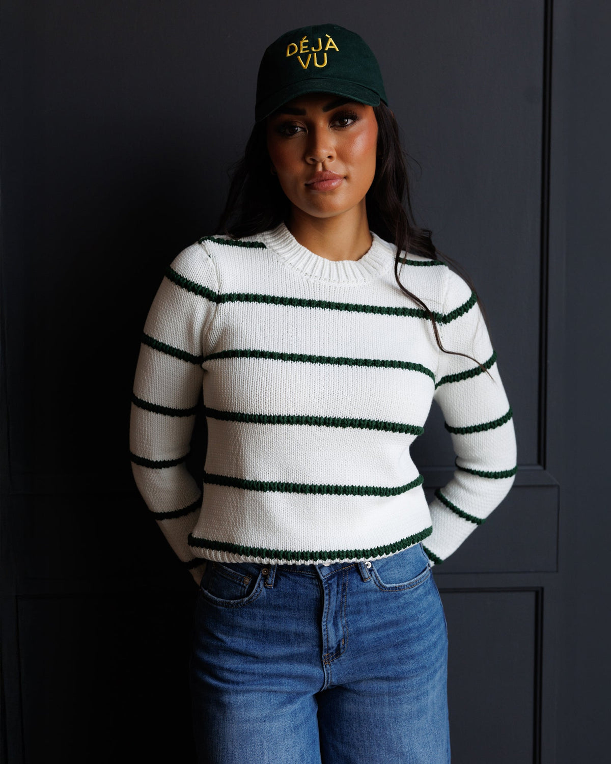 Stitch Stripe Crew