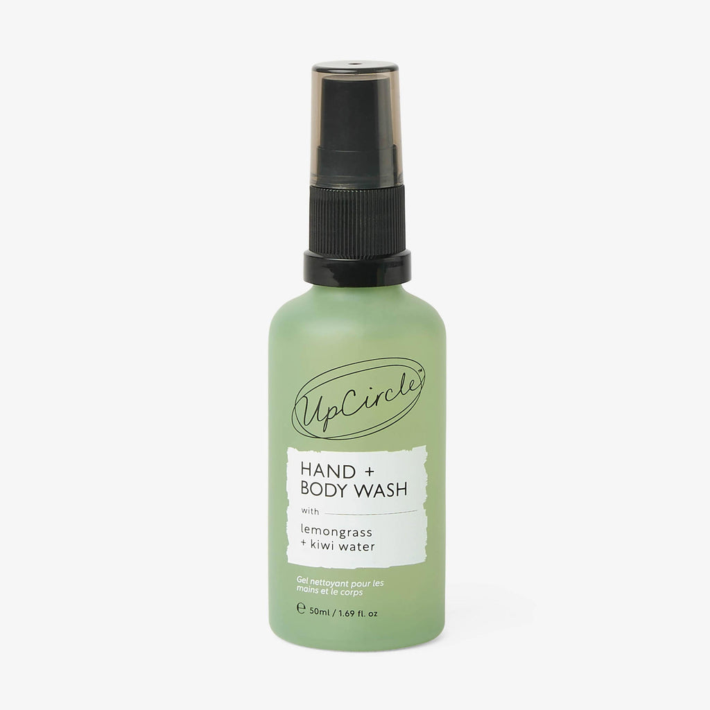 Natural Hand + Body Wash with Lemongrass - Travel Size
