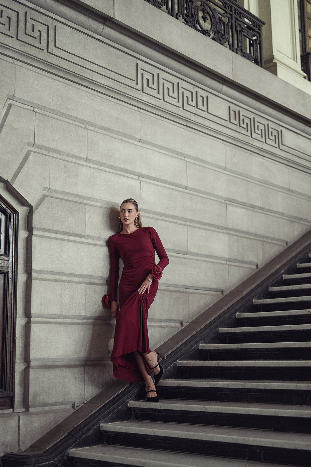 Fay Maxi- Cherry Lacquer