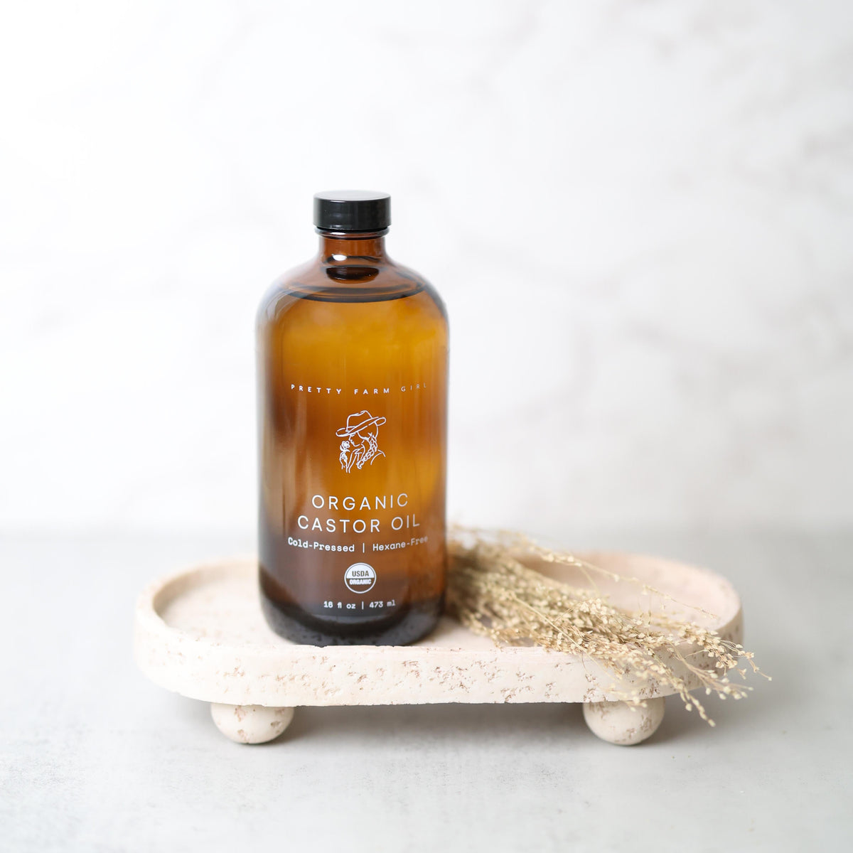 Pure Organic Cold Pressed Hexane-Free Castor Oil