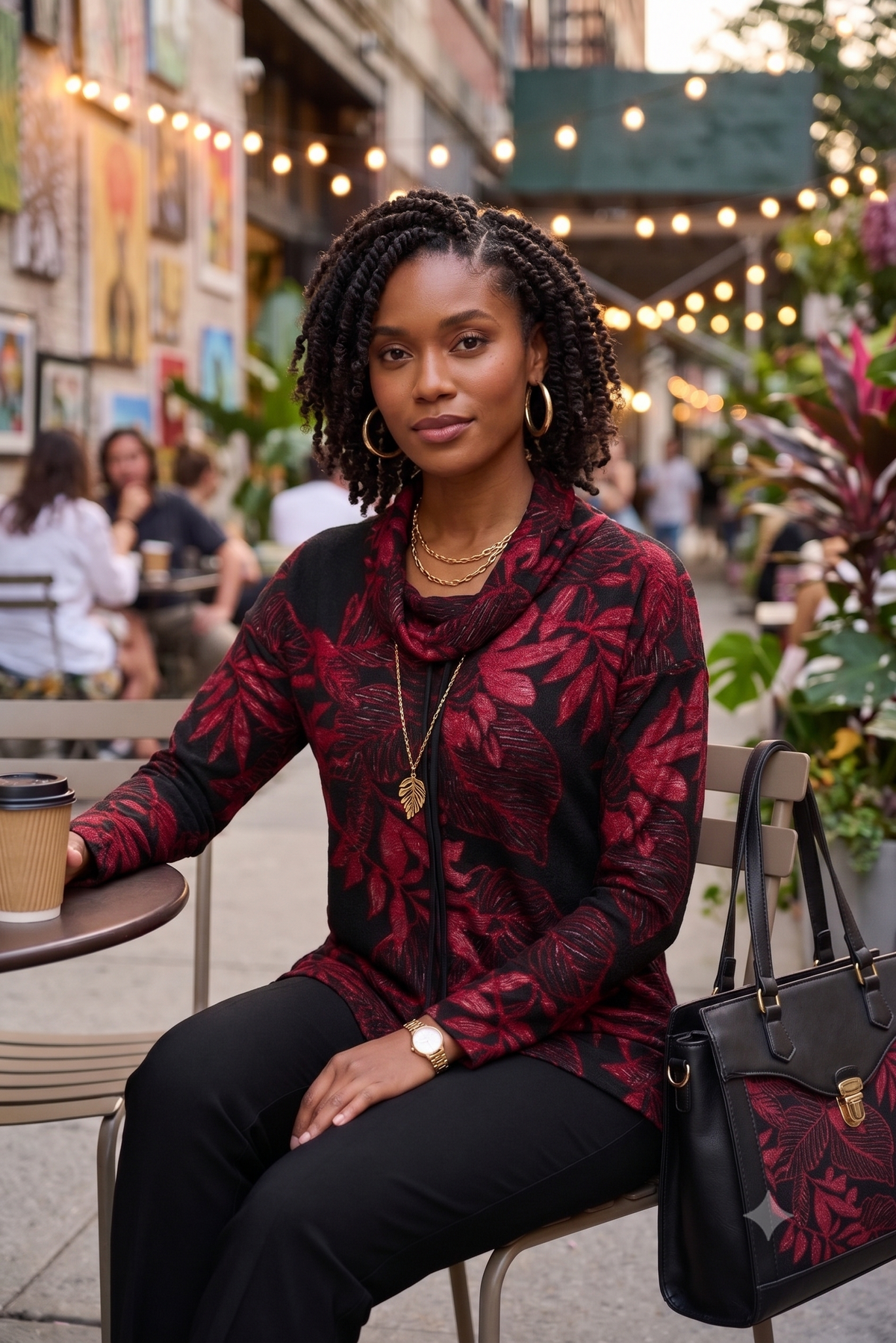 Picadilly Drawstring Neck Top
