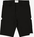 Skinny Fit Boys Dress Shorts- Black