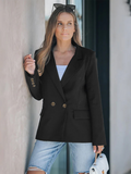 Women's Suit Jacket - Lapel Collar - Daily Commuter - Autumn Winter